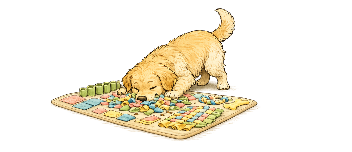 Snuffelspeelgoed uitgelegd: waarom elke hond dit nodig heeft