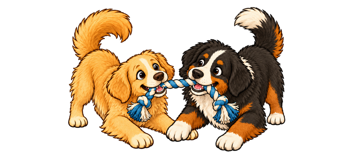 Touwtrekken met je hond: is dat goed of slecht?