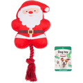 Père Noël en peluche en corde