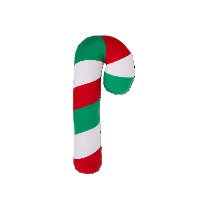 peluche en forme de canne de Noël