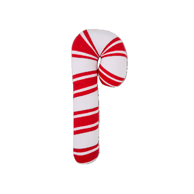 peluche en forme de canne de Noël