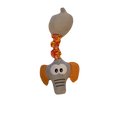 Éléphant en peluche avec corde